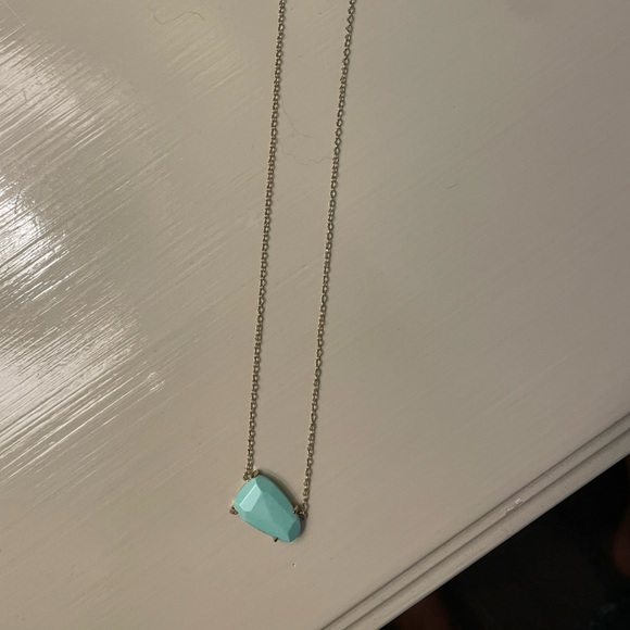 KENDRA SCOTT 'Isla' 14k Gold Plated Magnesite Pendant Necklace - Picture 5 of 7